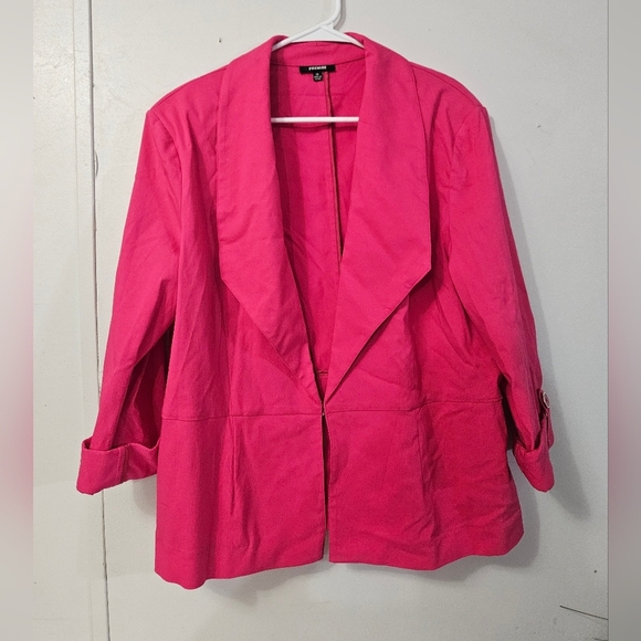 Premise Hot Pink Blazer With Built In Shoulder Pads! - Picture 1 of 7
